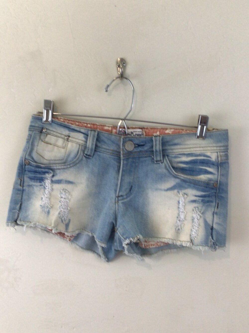 Wallflower Short Distressed Denim Jean Shorts